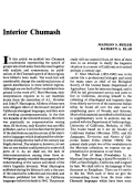 Cover page: Interior Chumash