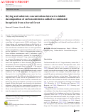 Cover page: Drying and substrate concentrations interact to inhibit decomposition of carbon substrates added to combusted Inceptisols from a boreal forest