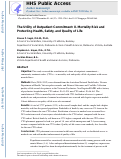 Cover page: The Utility of Outpatient Commitment: II. Mortality Risk and Protecting Health, Safety, and Quality of Life