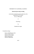 Cover page: Parafoveal processing in reading /