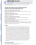 Cover page: Cannabis Use Among Court-Involved Minority Sexual Orientation and Gender Identity Adolescents.