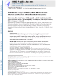 Cover page: A Multimodal Analysis of Antipsychotic Effects on Brain Structure and Function in First-Episode Schizophrenia