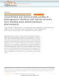 Cover page: Concentration and chemical-state profiles at heterogeneous interfaces with sub-nm accuracy from standing-wave ambient-pressure photoemission