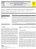 Cover page: Harmonic sextupoles for the Advanced Light Source low emittance upgrade