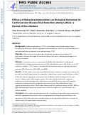 Cover page: Efficacy of Behavioral Interventions on Biological Outcomes for Cardiovascular Disease Risk Reduction among Latinos: a Review of the Literature