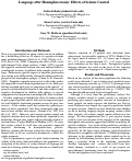 Cover page: Language after Hemispherectomy: Effects of Seizure Control