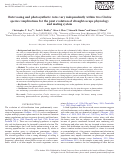 Cover page: Outcrossing and photosynthetic rates vary independently within two Clarkia species: implications for the joint evolution of drought escape physiology and mating system