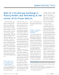 Cover page: Role of a US–Norway Exchange in Placing Health and Well-Being at the Center of US Prison Reform