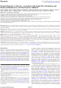 Cover page: Prenatal Exposure to Mercury: Associations with Global DNA Methylation and Hydroxymethylation in Cord Blood and in Childhood