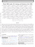 Cover page: Planck 2018 results