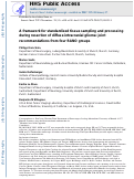 Cover page: A framework for standardised tissue sampling and processing during resection of diffuse intracranial glioma: joint recommendations from four RANO groups