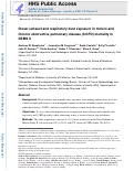 Cover page: Diesel exhaust and respiratory dust exposure in miners and chronic obstructive pulmonary disease (COPD) mortality in DEMS II.