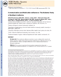 Cover page: Communication and medication refill adherence: the Diabetes Study of Northern California.