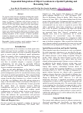 Cover page: Sequential Integration of Object Locations in a Spatial Updating and Reasoning Task