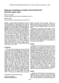 Cover page: Radiocarbon distributions in Southern Ocean dissolved and particulate organic matter