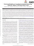 Cover page: Numerical Modeling of Liquefaction-Induced Downdrag: Validation against Centrifuge Model Tests