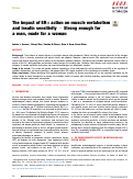 Cover page: The impact of ERα action on muscle metabolism and insulin sensitivity – Strong enough for a&nbsp;man, made for a woman