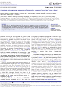 Cover page: Complete mitogenome sequence of Anopheles coustani from São Tomé island