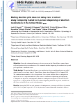 Cover page: Mailing abortion pills does not delay care: A cohort study comparing mailed to in-person dispensing of abortion medications in the United States.