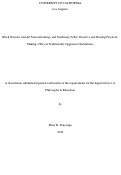 Cover page: Black Women, Gender Nonconforming, and Nonbinary Folks’ Resistive and Healing Practices: Making a Way at Traditionally Oppressive Institutions