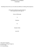 Cover page: Simulating Chemical Processes From Brownian Diffusion to Binding Thermodynamics