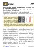 Cover page: Microscopic Study of Atomic Layer Deposition of TiO2 on GaAs and Its Photocatalytic Application