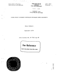 Cover page: SOME EDDY CURRENT EFFECTS IN SOLID CORE MAGNETS