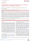 Cover page: A Fast Algorithm for Scanning Transmission Electron Microscopy Imaging and 4D-STEM Diffraction Simulations