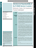 Cover page: Interobserver Reproducibility of the PI-RADS Version 2 Lexicon: A Multicenter Study of Six Experienced Prostate Radiologists.