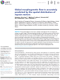 Cover page: Global morphogenetic flow is accurately predicted by the spatial distribution of myosin motors