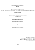 Cover page: Practicing Community Engagement: Engaging contradictions in inclusion and exclusion in collaborative planning and policymaking