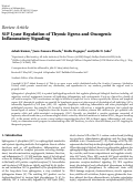 Cover page: S1P Lyase Regulation of Thymic Egress and Oncogenic Inflammatory Signaling.