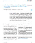 Cover page: A 70-Year-Old Man With Relapsed CNS Lymphoma Has Incidental Finding of Right Atrial Mass.