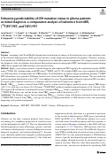 Cover page: Enhancing predictability of IDH mutation status in glioma patients at initial diagnosis: a comparative analysis of radiomics from MRI, [18F]FET PET, and TSPO PET.