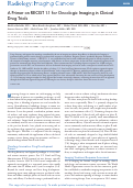 Cover page: A Primer on RECIST 1.1 for Oncologic Imaging in Clinical Drug Trials.