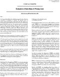 Cover page: Evaluation of Neck Mass in Primary Care