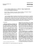 Cover page: Use of radial density plots to calibrate image magnification for frozen-hydrated specimens