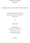 Cover page: Anthropogenic structuring of microbial communities in deep coastal sediment