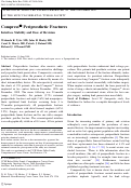 Cover page: Compress® Periprosthetic Fractures: Interface Stability and Ease of Revision