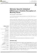 Cover page: Stimulus-Specific Individual Differences in Holistic Perception of Mooney Faces