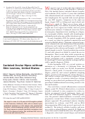 Cover page: Early Release - Isolated Ocular Mpox without Skin Lesions, United States - Volume 29, Number 6—June 2023 - Emerging Infectious Diseases journal - CDC