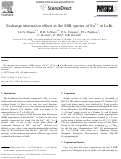 Cover page: Exchange interaction effects in the ESR spectra of Eu2+ in LaB6