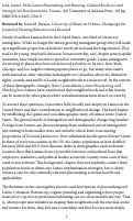 Cover page: Review: Latino Placemaking and Planning: Cultural Resilience and Strategies for Reurbanization by Jesus J. Lara