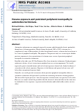 Cover page: Hexane exposure and persistent peripheral neuropathy in automotive technicians