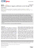 Cover page: MESH1 knockdown triggers proliferation arrest through TAZ repression.