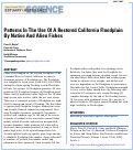 Cover page: Patterns in the Use of a Restored California Floodplain by Native and Alien Fishes