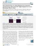 Cover page: Nanoscaled Discovery of a Shunt Rifamycin from Salinispora arenicola Using a Three-Color GFP-Tagged Staphylococcus aureus Macrophage Infection Assay.