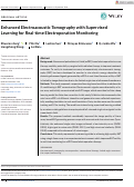 Cover page: Enhanced Electroacoustic Tomography with Supervised Learning for Real‐time Electroporation Monitoring