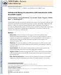 Cover page: Antiretroviral therapy for prevention of HIV transmission in HIV‐discordant couples