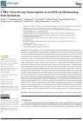 Cover page: CTRL: Closed-Loop Transcription to an LDR via Minimaxing Rate Reduction